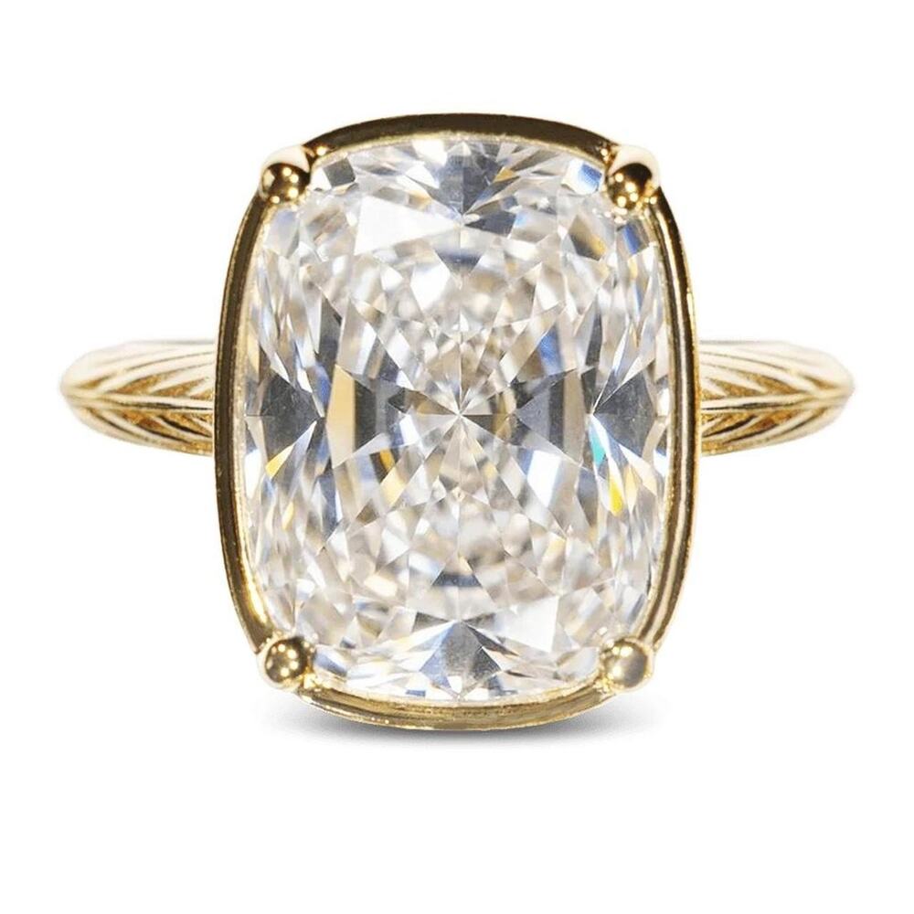 Taylor Swift Inspired Engagement Ring Gold Size 8